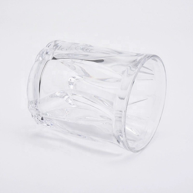 8oz 10oz Wholesales custom crystal empty luxury glass candle jars