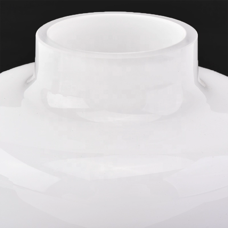 620ml white overlay glass reed diffuser bottles