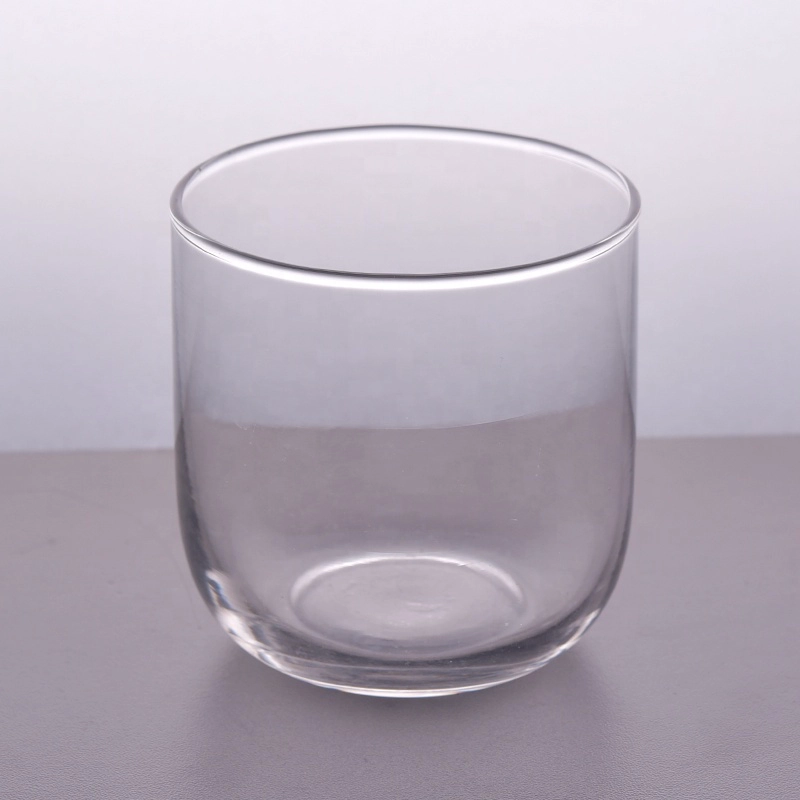 Crystal glass candle jar home decor