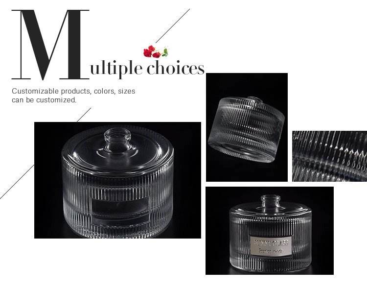 glass cosmetic container jar