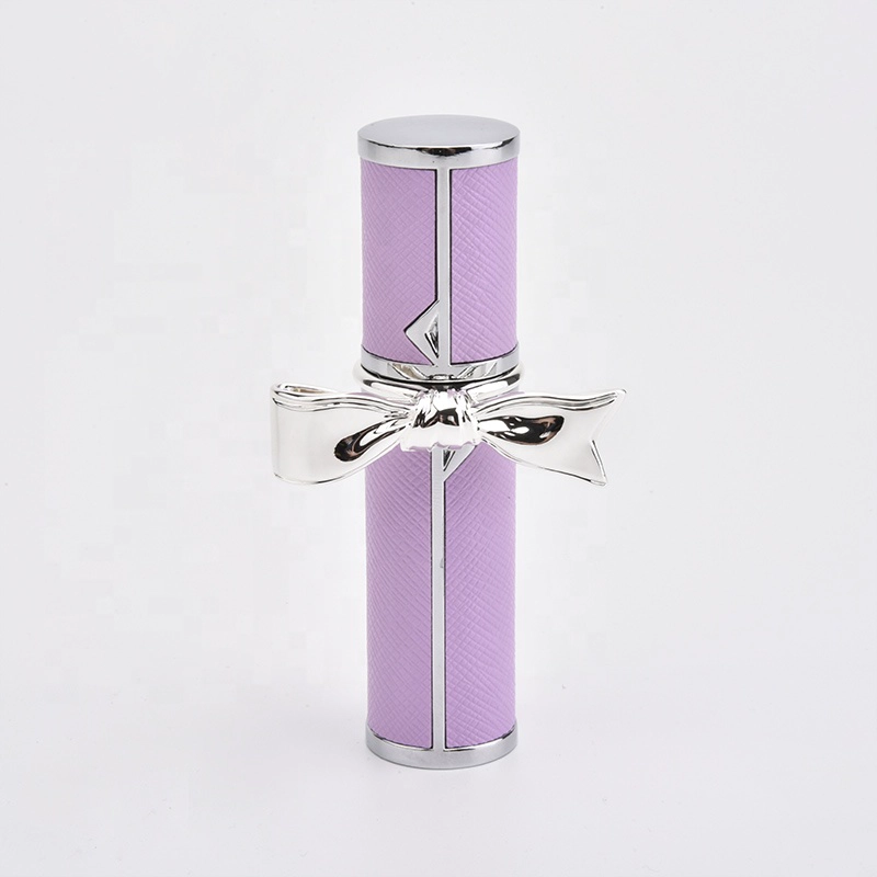 perfume spray bottle pump spray ztomier PU leather surface perfume bottle