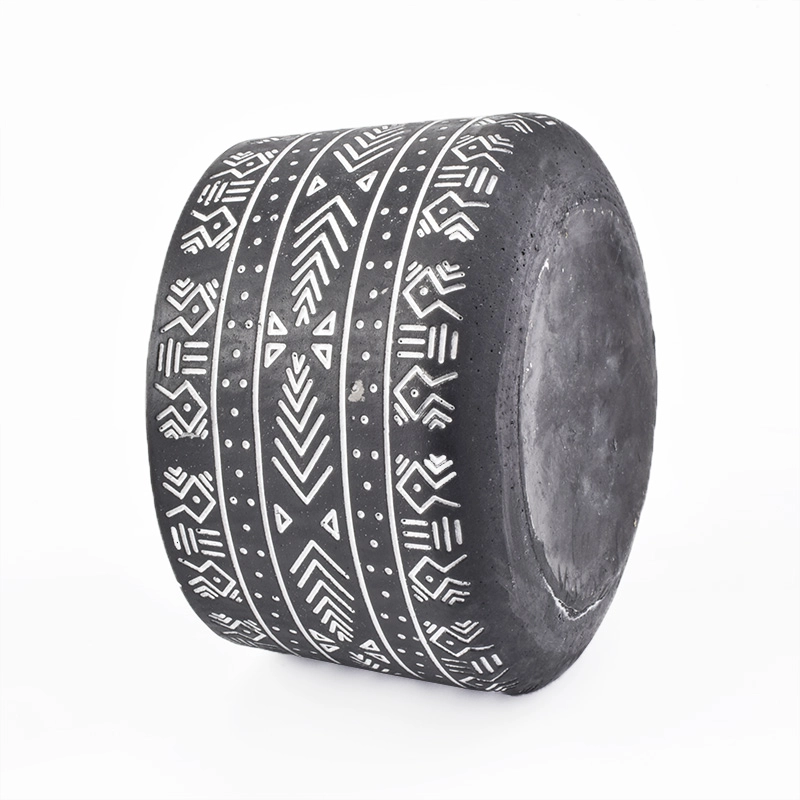 home decor luxury cement candle holder