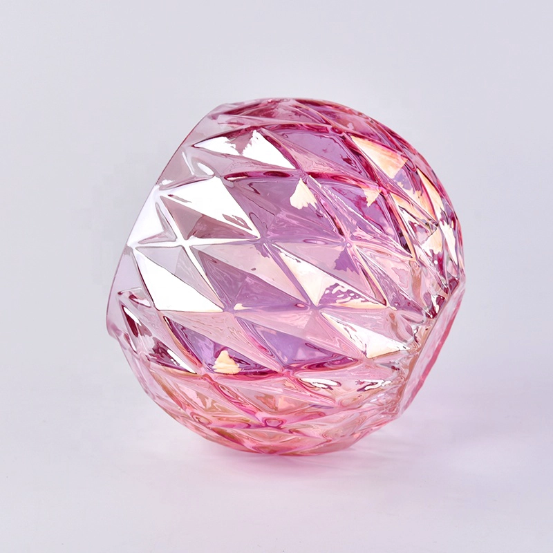 Wholesale round glass candle jars in bulk