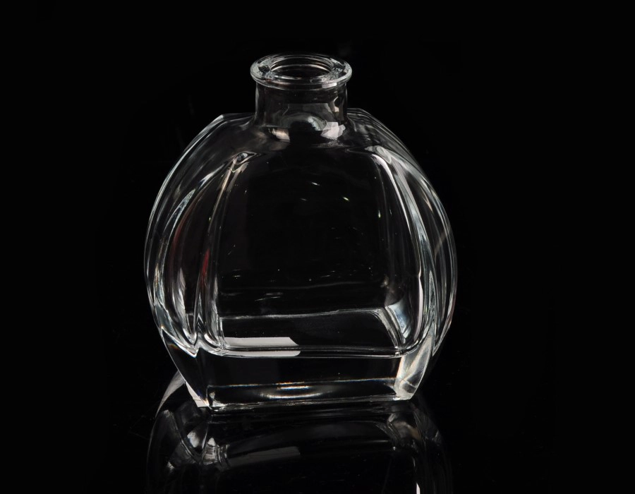 Sunny 210ml transparent unique desgin glass aromatherapy diffuser bottle