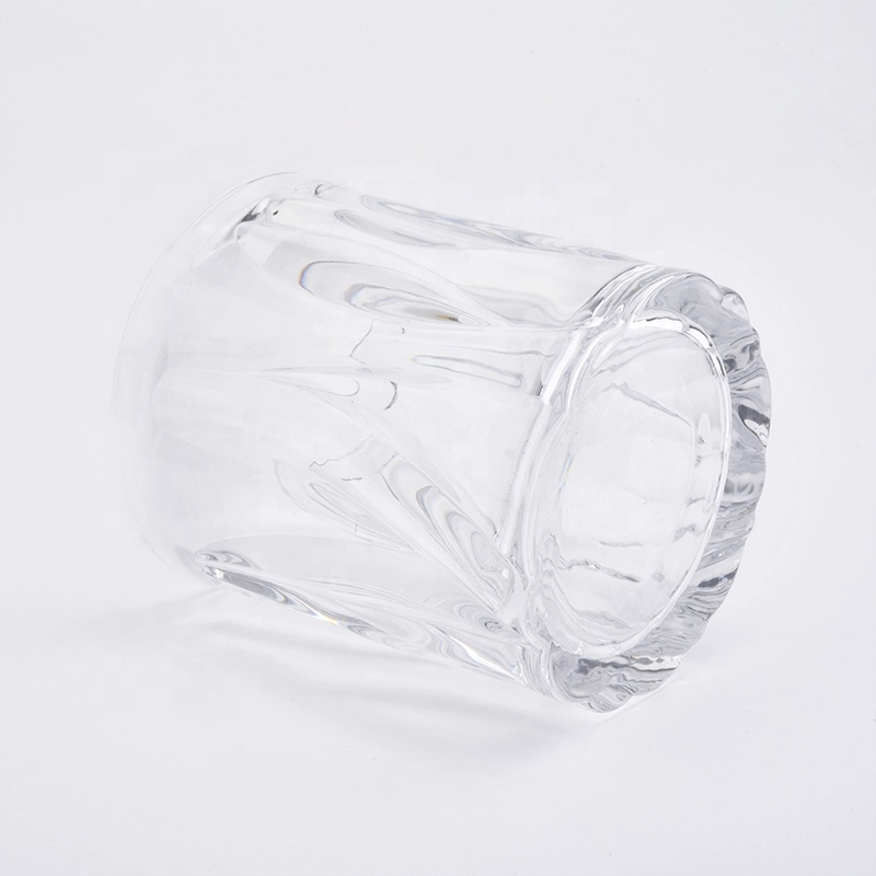 8oz 10oz Wholesales custom crystal empty luxury glass candle jars