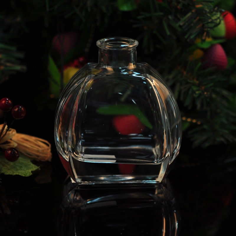 Sunny 210ml transparent unique desgin glass aromatherapy diffuser bottle
