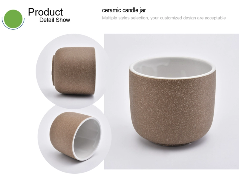 ceramic candlle container