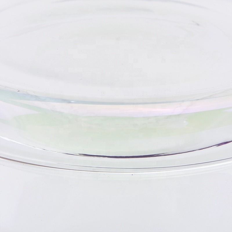 10 oz Crystal decorative empty glass candle jars