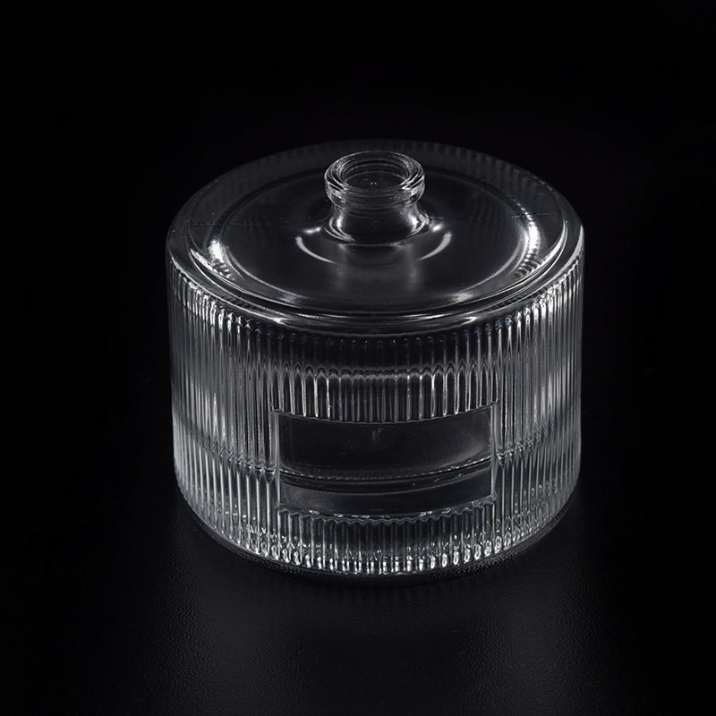 luxury clear glass bottle for fragrance
