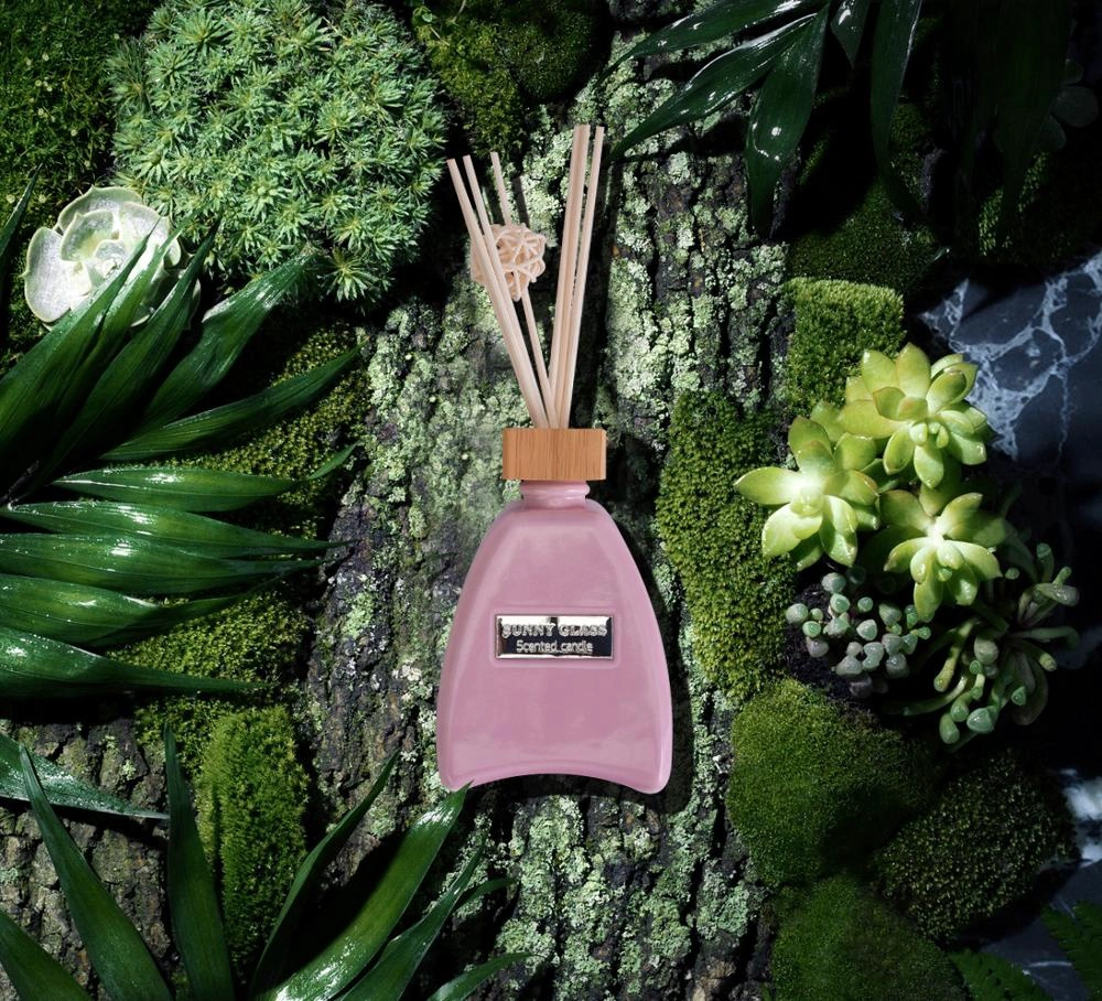 Sunny 206ml 200g white pink red colors ceramic diffuser bottle