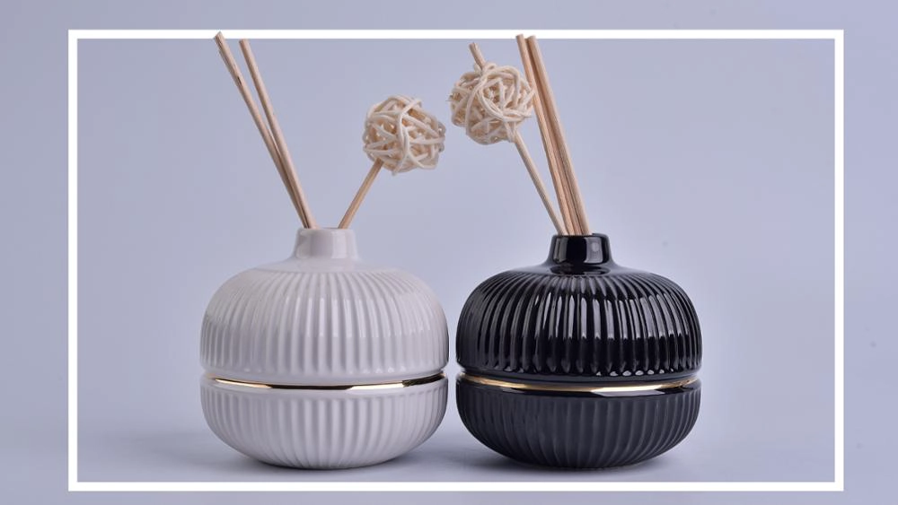 Aroma ceramic diffuser bottles for home fragrance