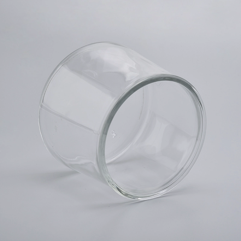 Round bottom glass candle vessels from Sunny Glassware