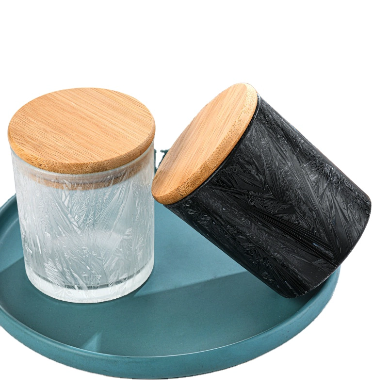 China Sunny frosted glass candle vessels luxury for home decoration manufacturer