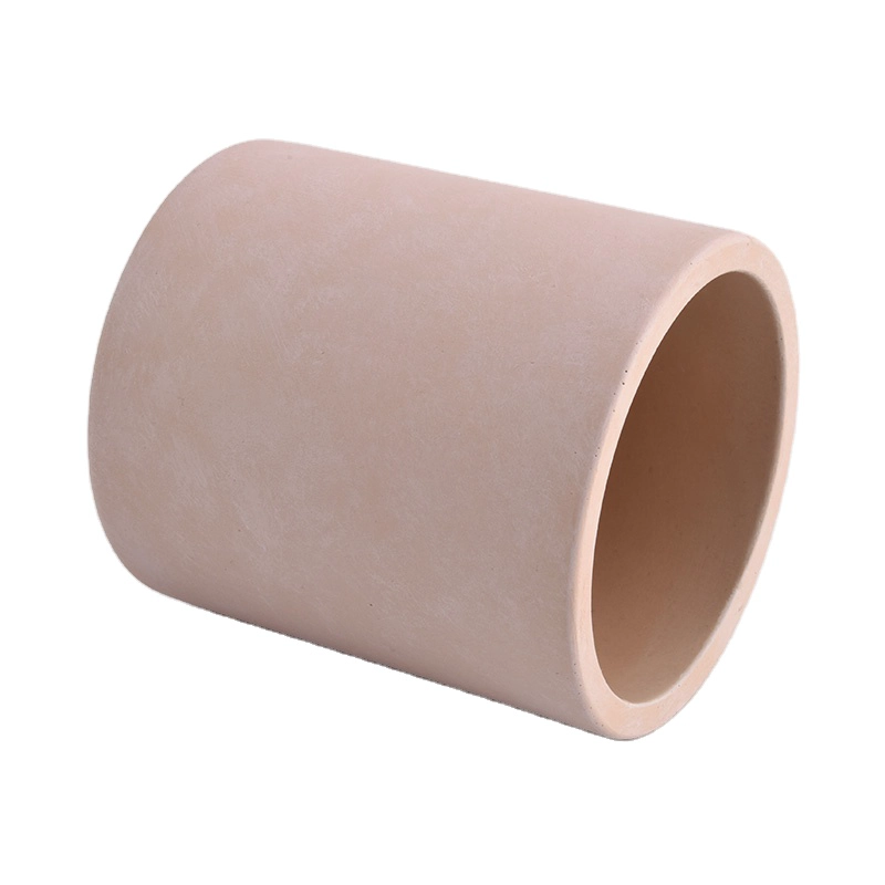 hot sales cylinder color cement candle jar