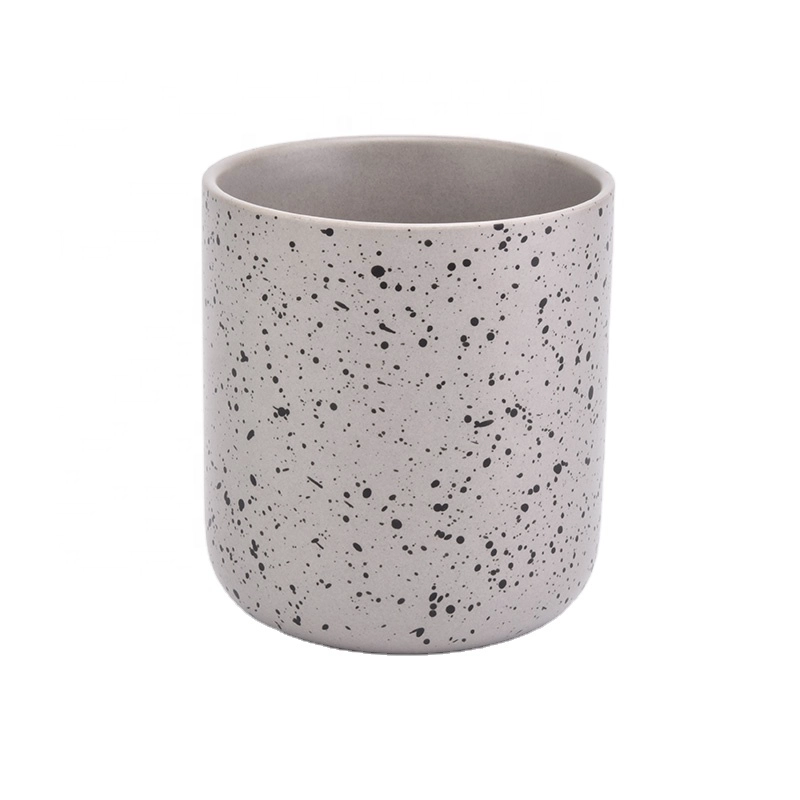 New modern ceramic candle jar