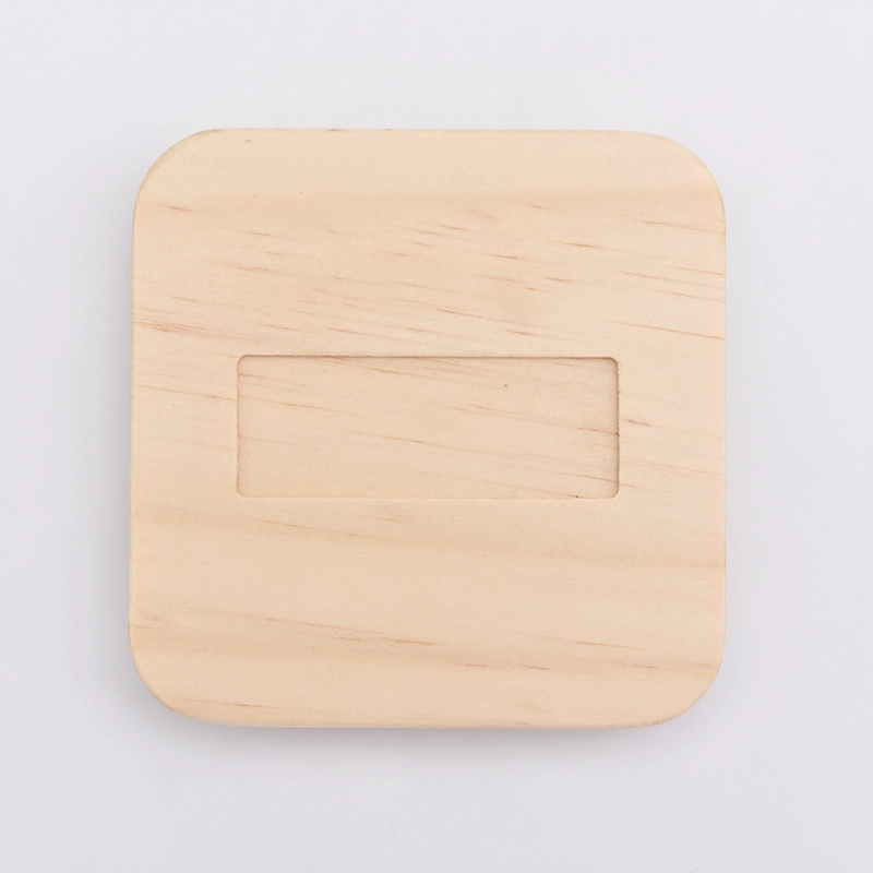 wooden candle jar lids