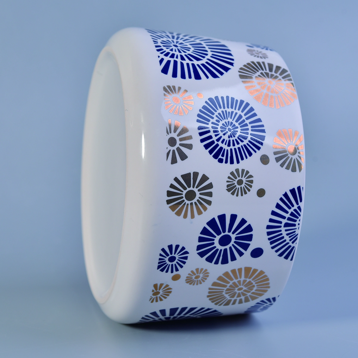 Sunny own design ceramic candle container