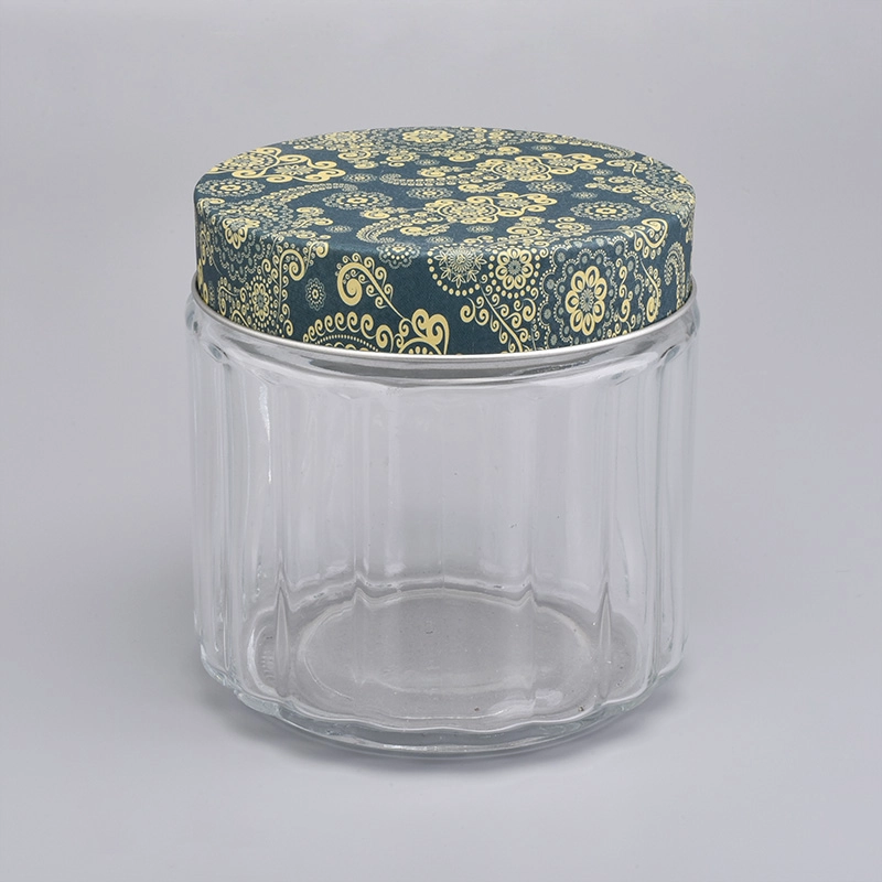 home decor metal candle container lid
