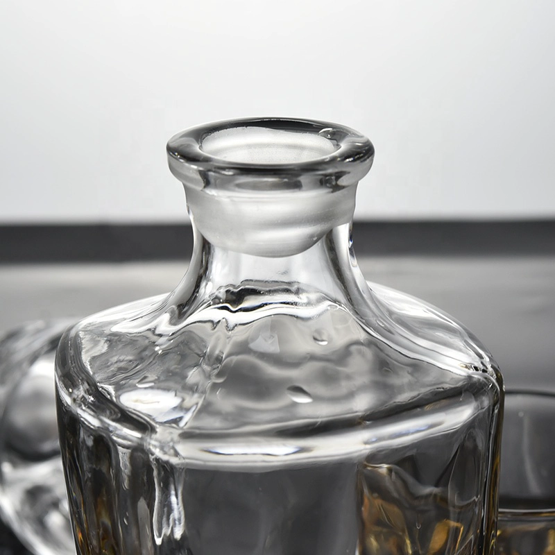 5pieces Wholesales Lead Free crystal Whiskey Glasses Decanter cup sets