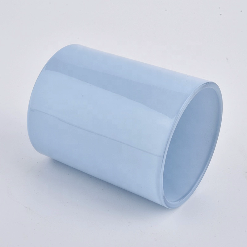 luxury heavy thick glass candle jars