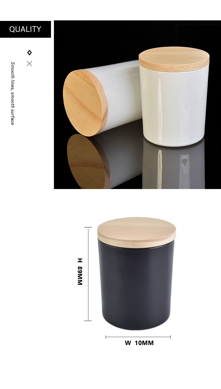 white jar wood lid