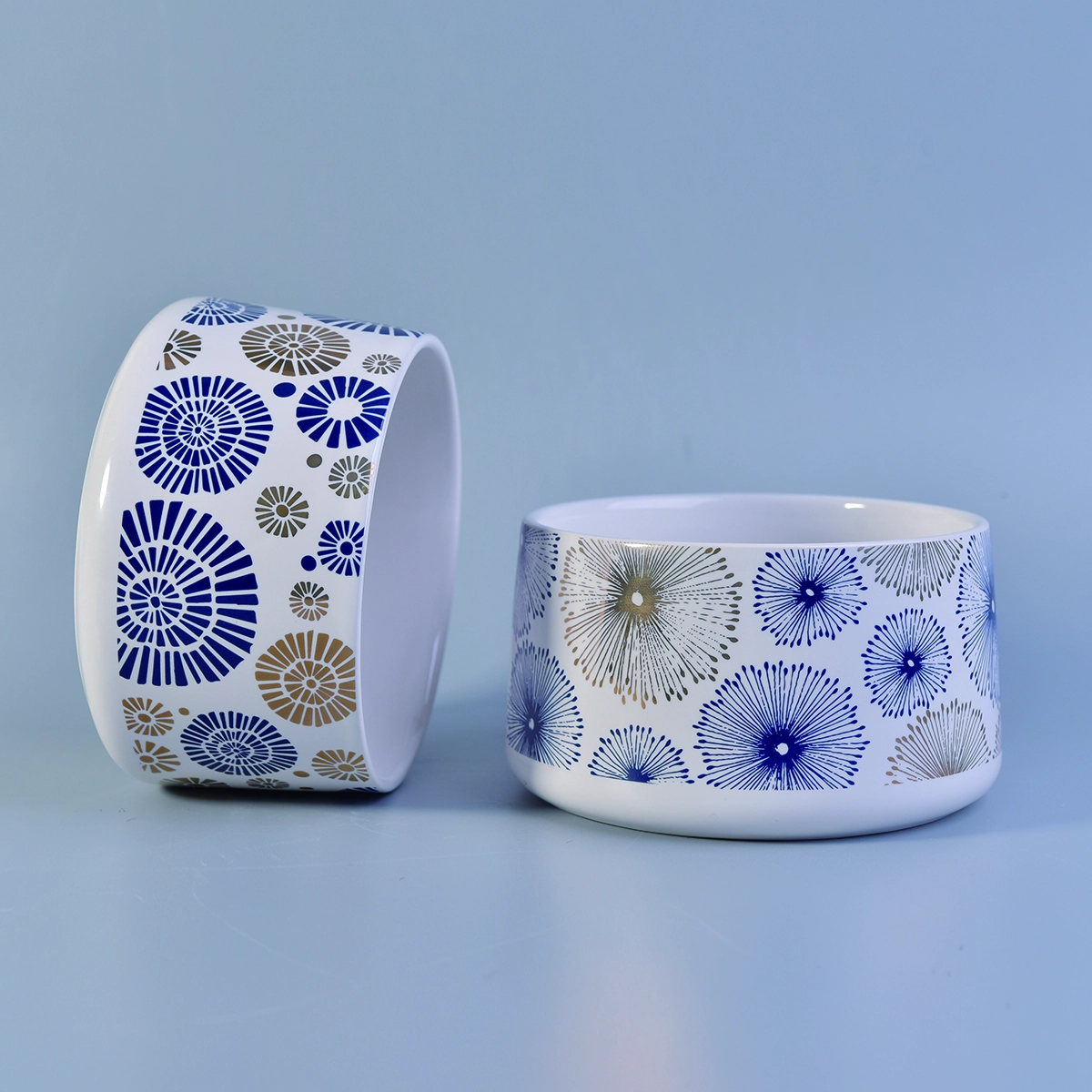 Sunny own design ceramic candle container