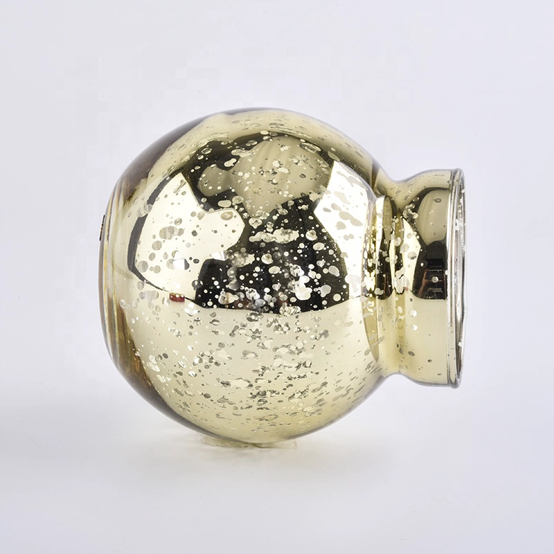 hot sales mercury gold glass candle jar