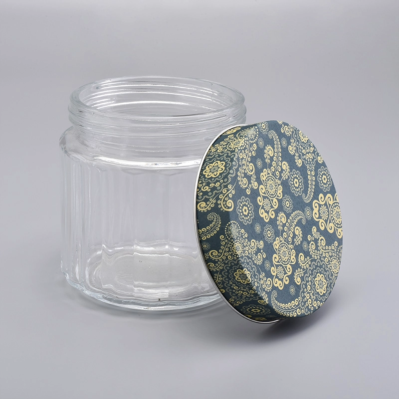home decor metal candle container lid