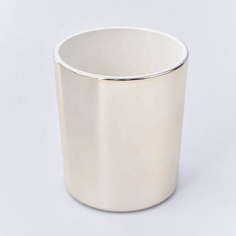 luxury gold votive glass candle jar