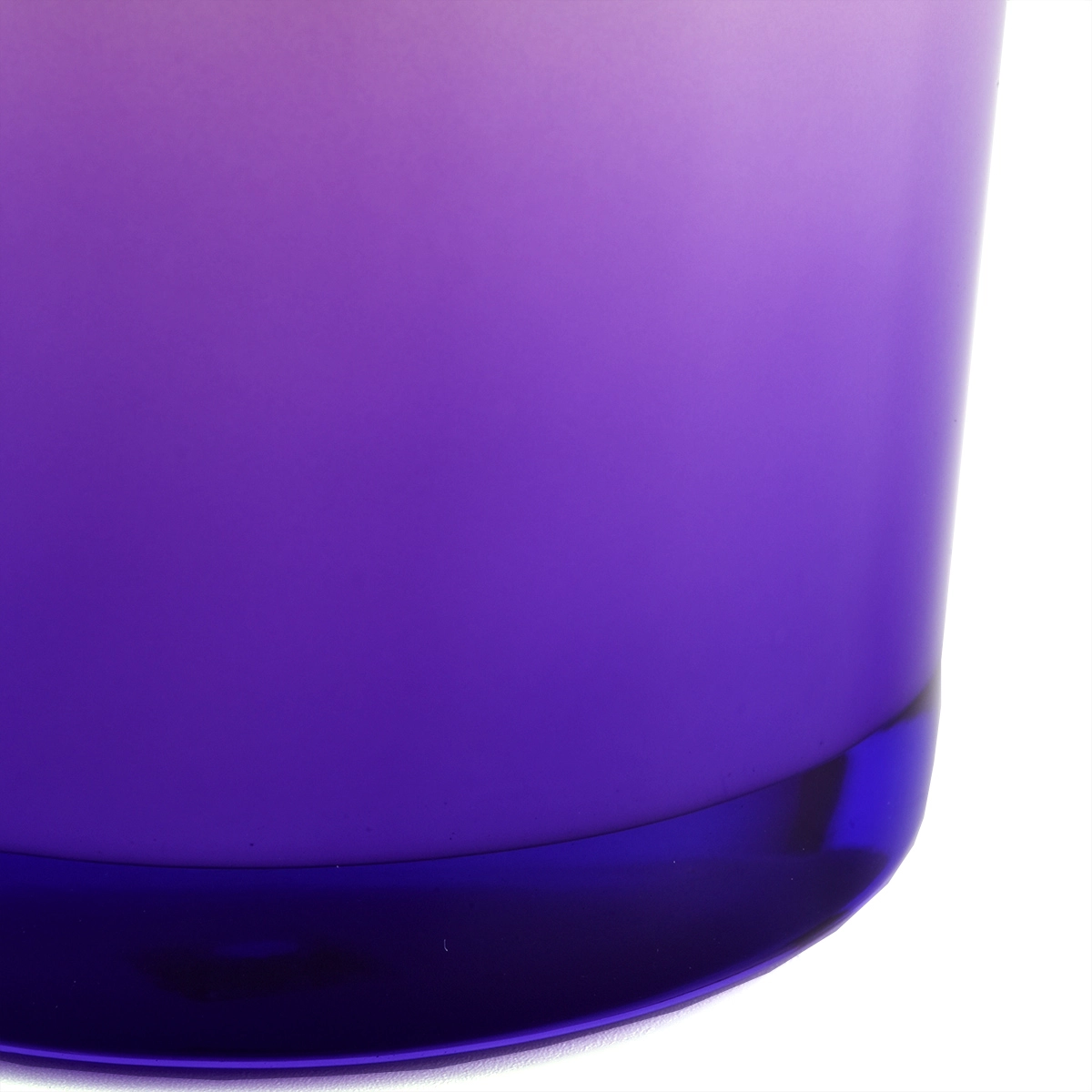 Gradient color glass candle jars for new candle development