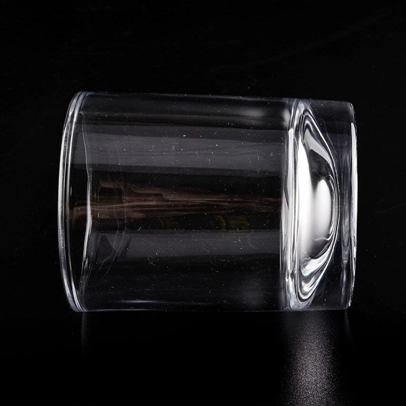 Thick wall glass candle jars for home fragrance
