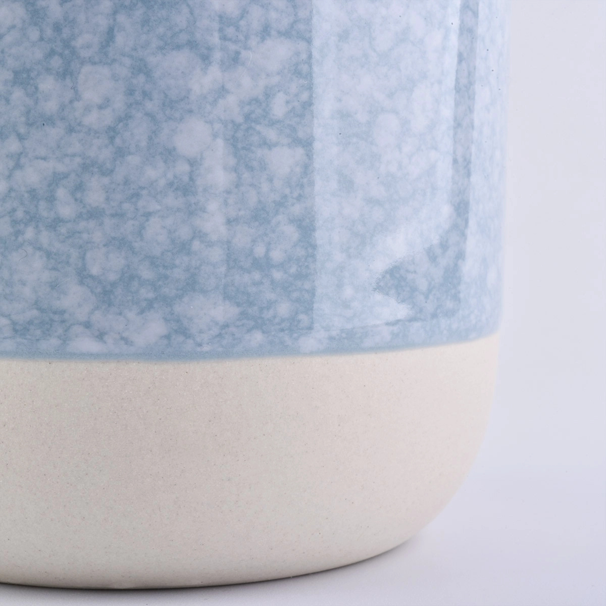 Sunny custom blue empty ceramic candle holders suppliers