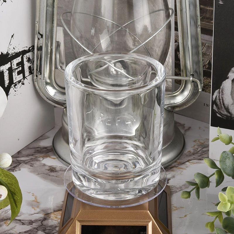 luxury round bottom 10oz glass candle jars