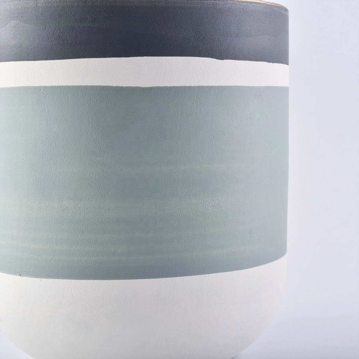 Bulk Custom logo luxury concrete candle cement jar holders