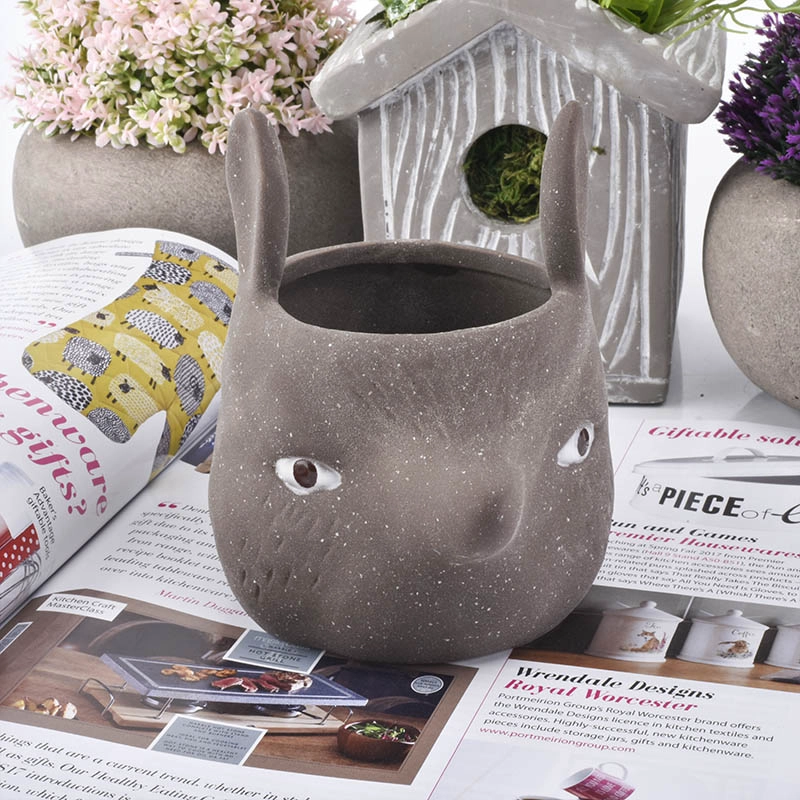 animal ceramic candle container with different shapes for you