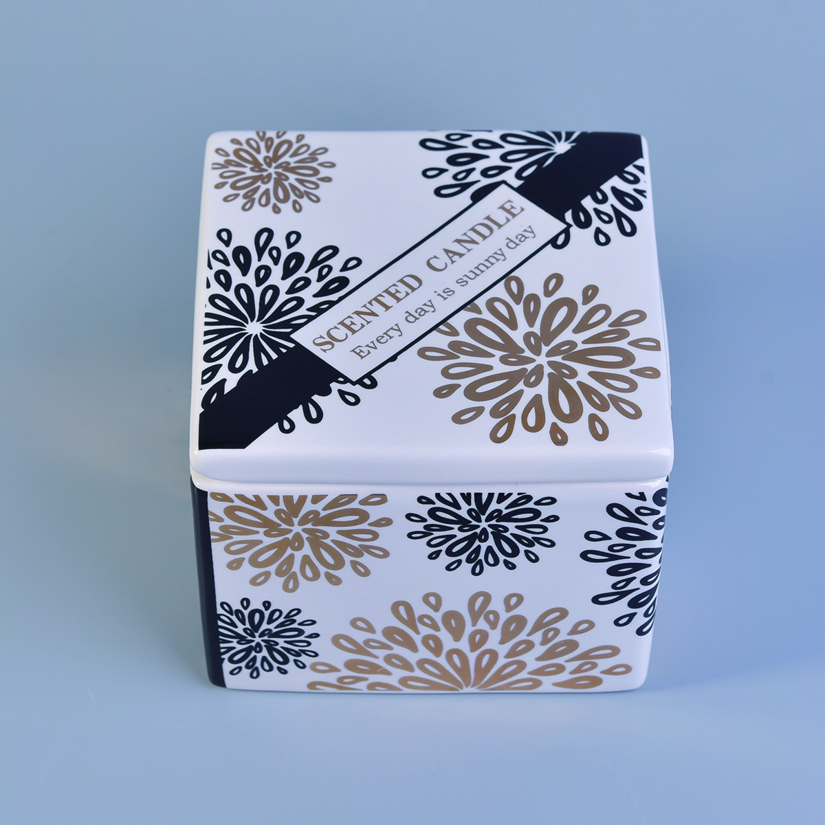 Sunny own design ceramic candle container