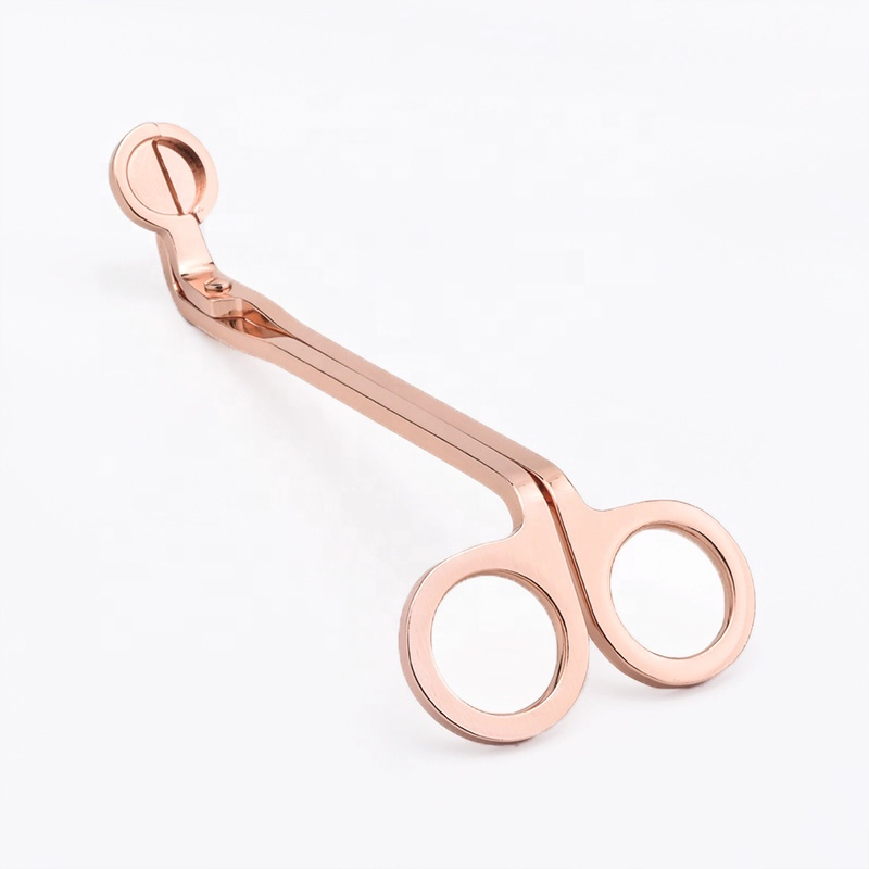 Wholesales stainless steel rose candle scissors wick trimmer