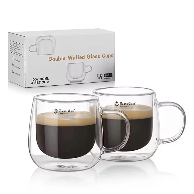 gift box packing of double layer glass cups 2 of 6