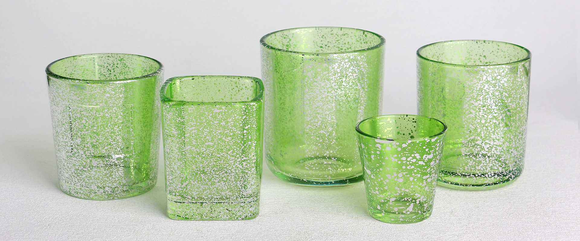 water transfer glass candle jars banner