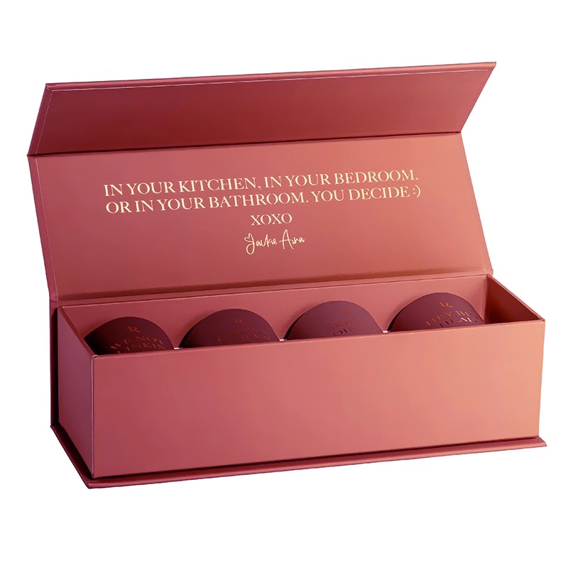 gift box packing of scented candle jars 5 of 9