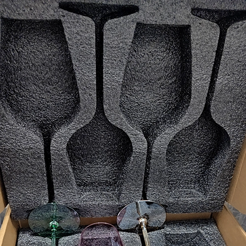 EPE packing for wine glasses