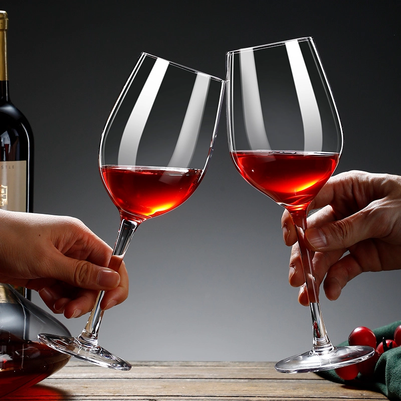 Crystal 430ml 490ml wine glasses with decanter gift box set