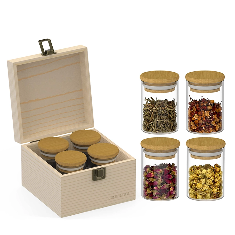 gift box packing of glass jars 3 of 6