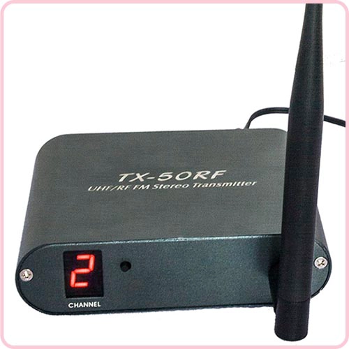 أحدث 3 قنوات خيار الطاقة العالية اللاسلكية 500 متر نطاق عمل TX-50RF لحزب الديسكو الصامت والأحداث