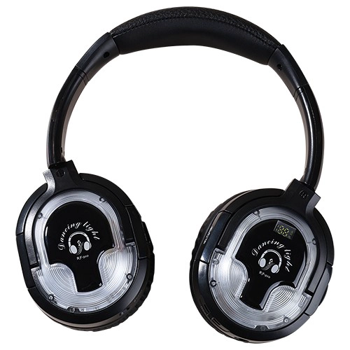 Reunión profesional y equipo de fiesta RF-910 (MLC) Auriculares inalámbricos múltiples con sistema de iluminación LED y control del teclado