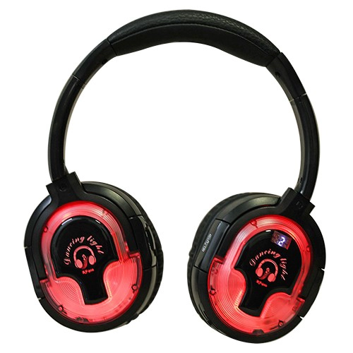 Reunión profesional y equipo de fiesta RF-910 (MLC) Auriculares inalámbricos múltiples con sistema de iluminación LED y control del teclado
