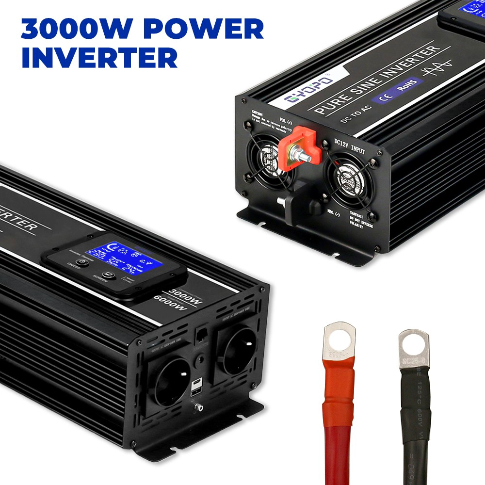 48V 3000W Inverter w/Detachable LCD