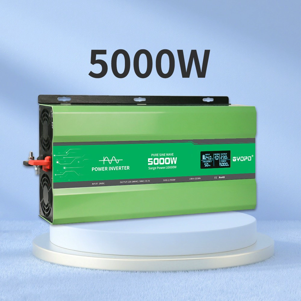 China 24V 5000W Pure Sine Power Inverter manufacturer