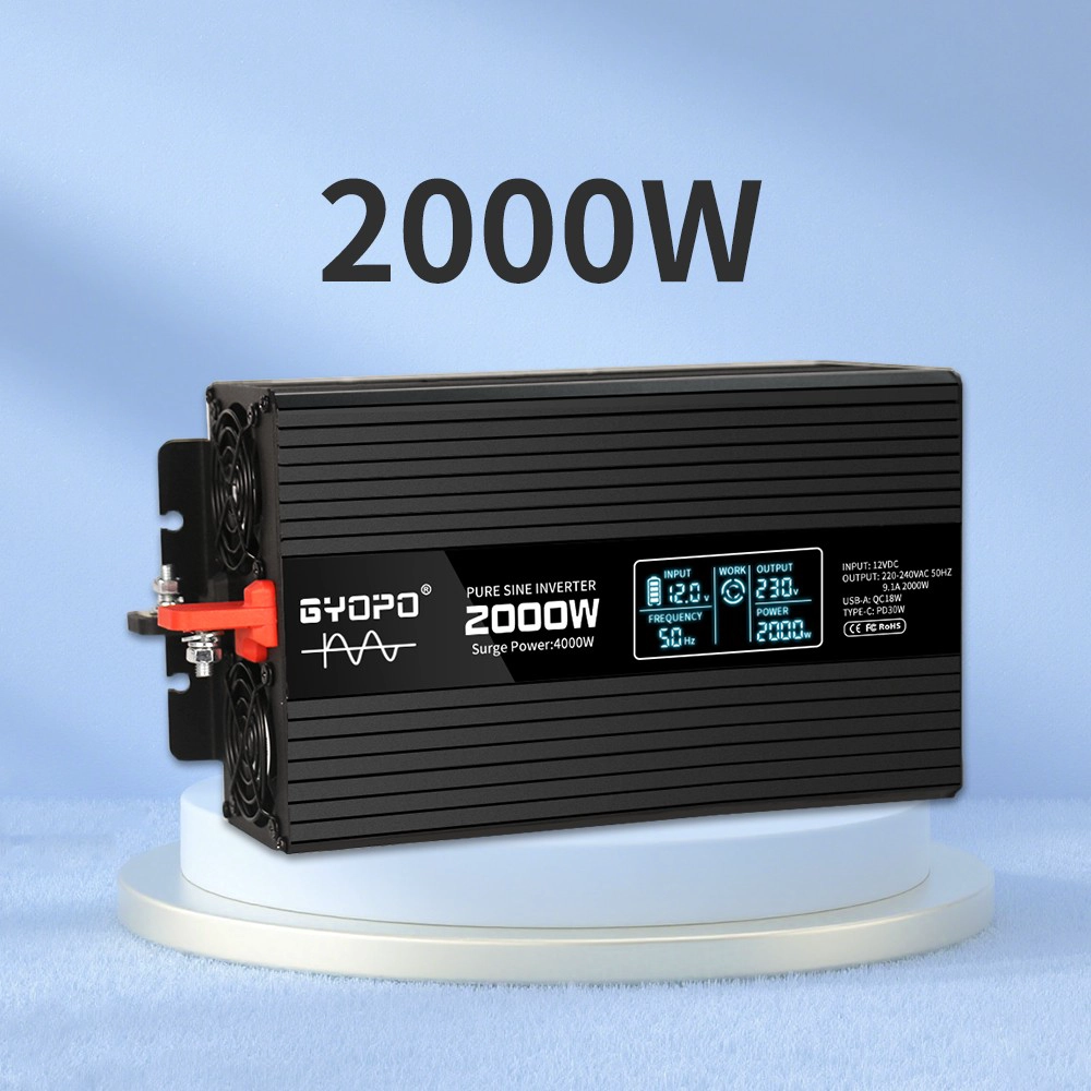China 12V 2000W Pure Sine Power Inverter manufacturer