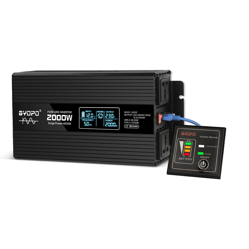 12V 2000W Pure Sine Power Inverter - COPY - pw975e